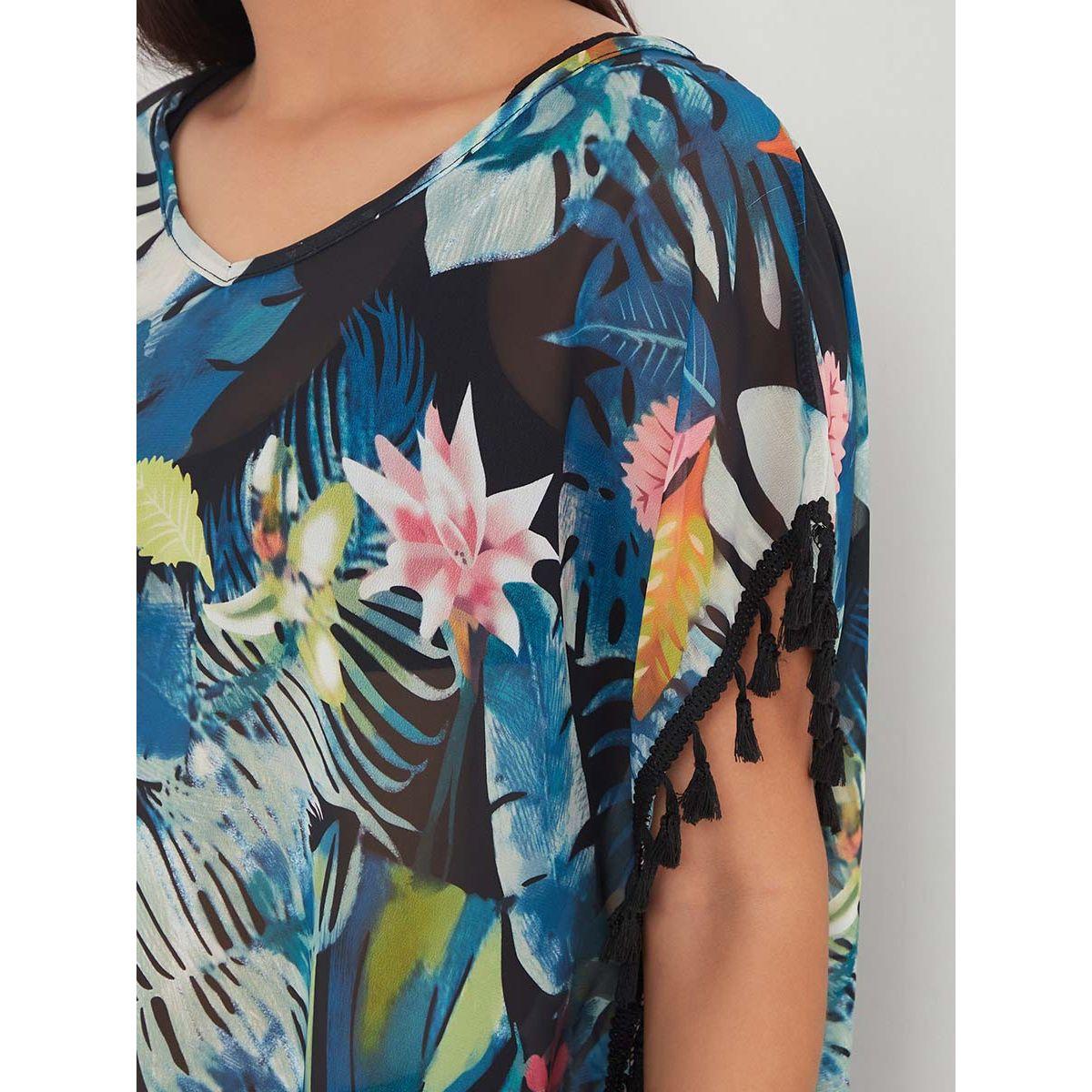 رداء بحر مزين بشراشيب-women-clothing-swimandbeach-beach-beachwear-image-2