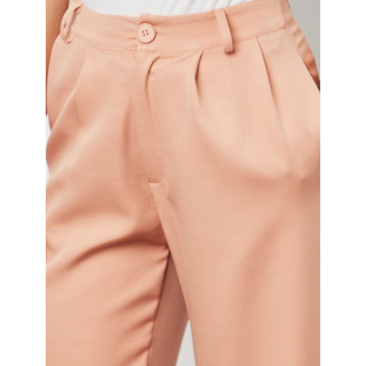 Styli Pleat Detail Wide Leg Tailored Trouser-women-clothing-bottoms-trousers-image-3