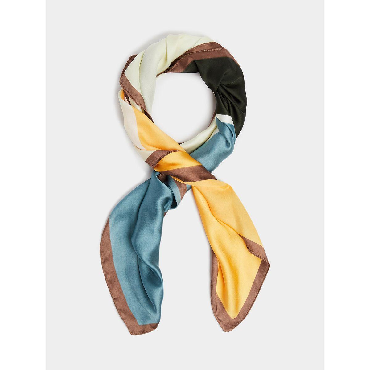 Styli Colorblock Scarf-women-winterwear-scarves-image-1