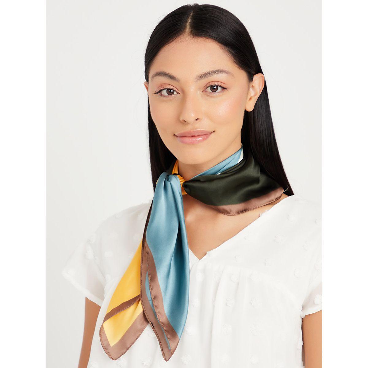 Styli Colorblock Scarf-women-winterwear-scarves-image-2