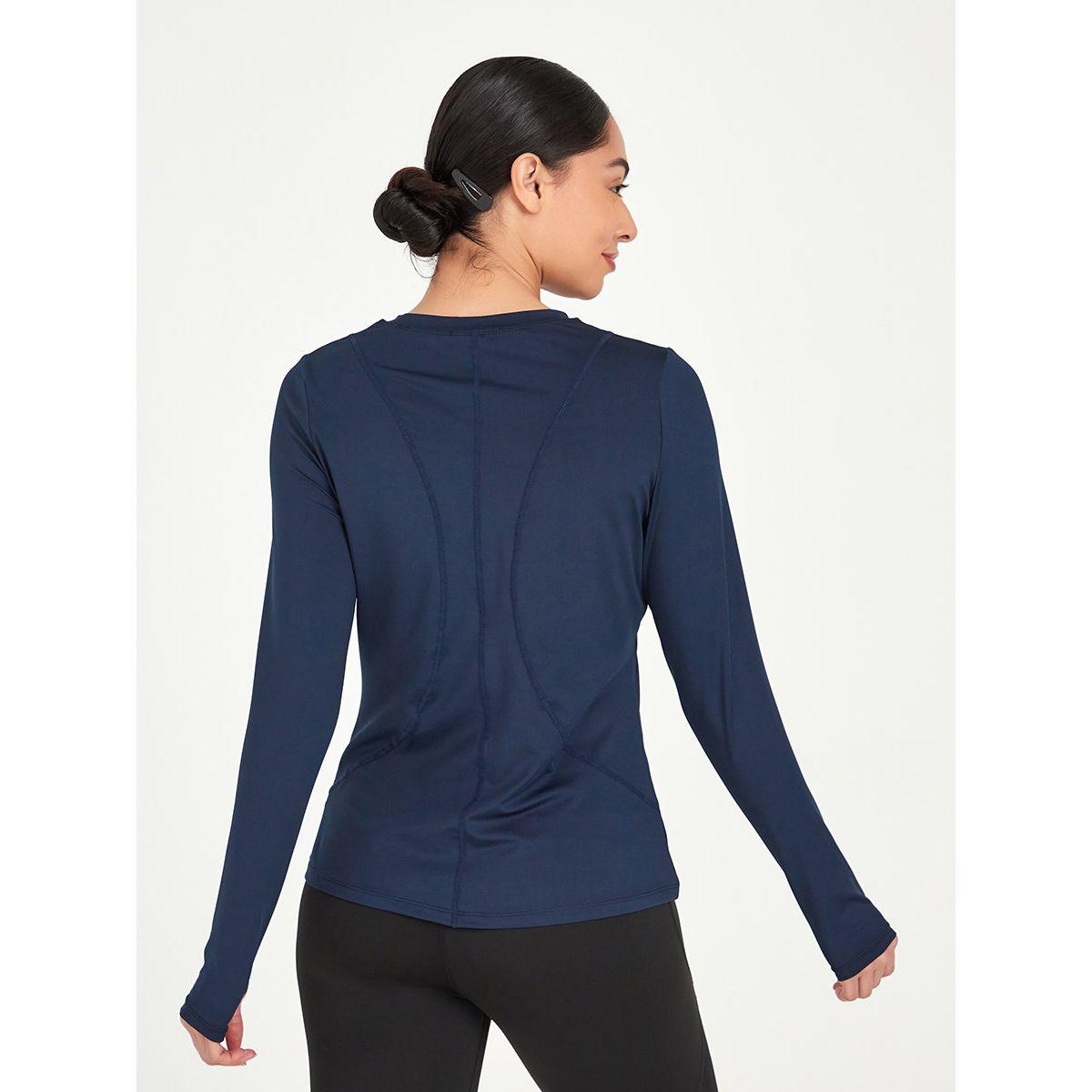 Styli Stitch Insert Thumbhole Detail Long Sleeves Active Top-women-clothing-sportswearandactivewear-tshirtsandvests-image-4