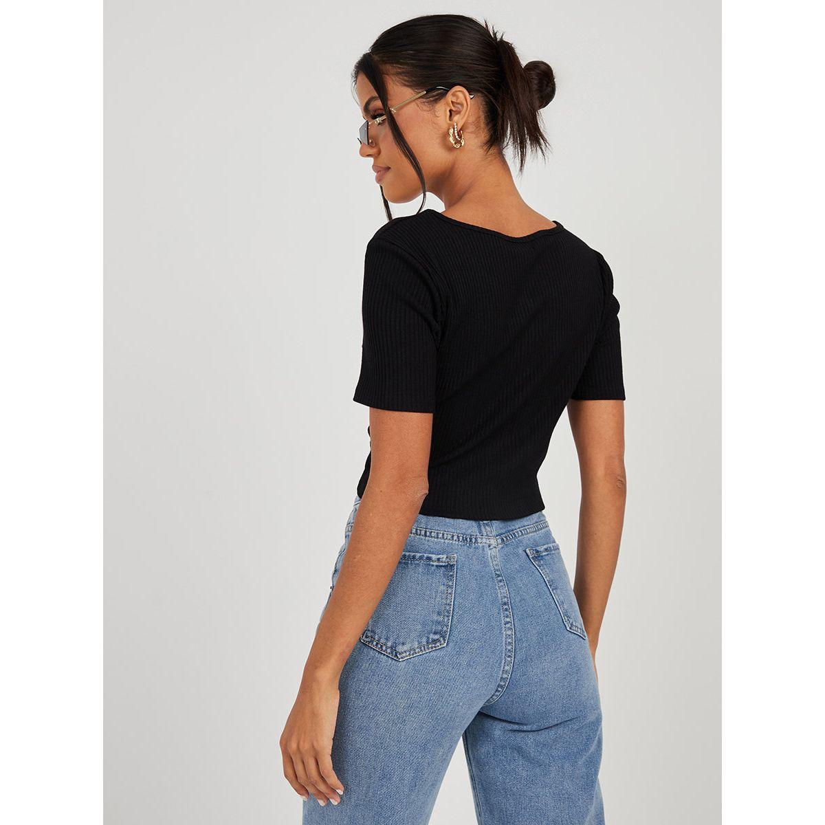 تيشيرت قصير بأكمام طويلة-women-clothing-tshirts-image-4