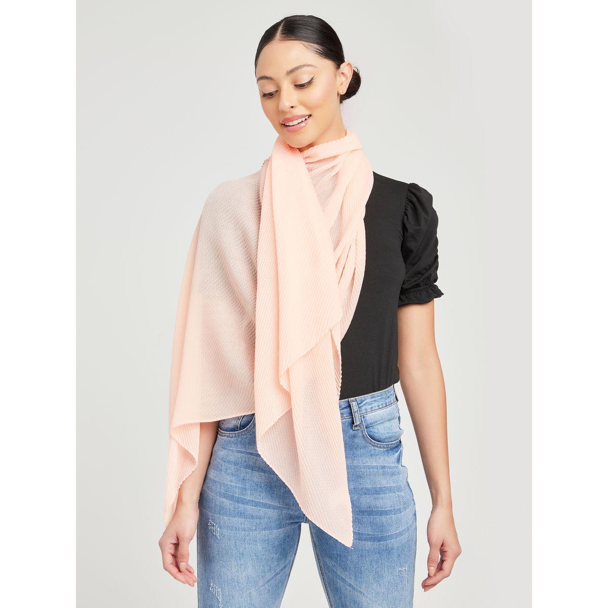 Styli Pleated Hijab Scarf-women-winterwear-scarves-image-2