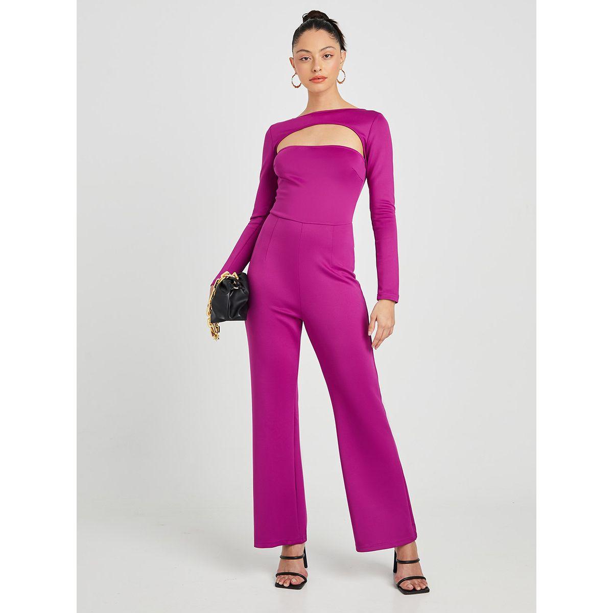 جمبسوت بقصة واسعة من ريد تايب-women-clothing-jumpsuits-image-1