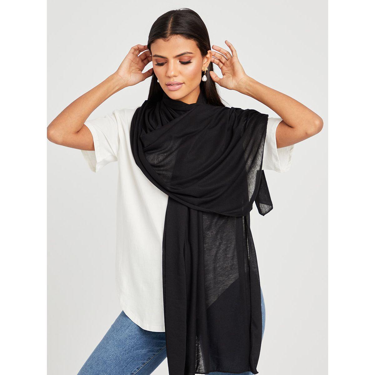 Styli Cotton Hijab-women-winterwear-scarves-image-2