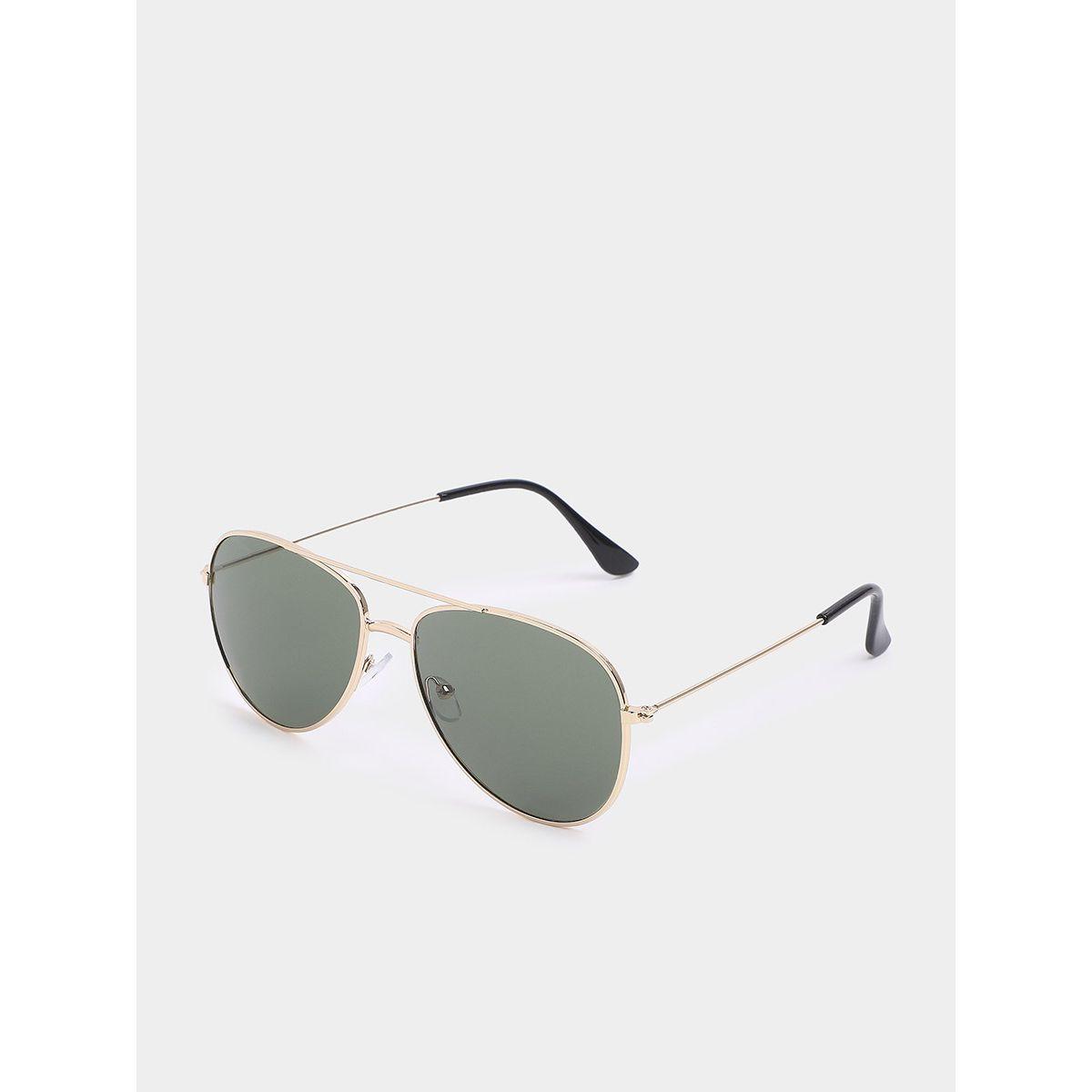 Styli Slim Temple Aviator Sunglasses with Nose Pads-men-sunglasses-image-1