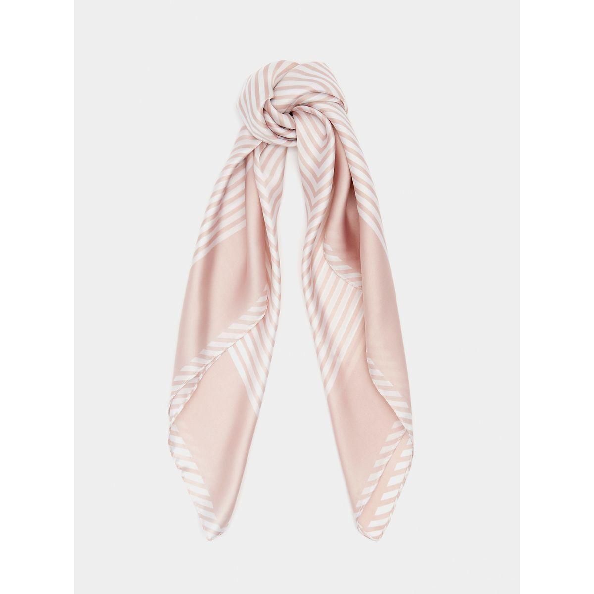 Styli Set of 2 - Stripe and Aquatic Print Neck Scarf-women-winterwear-scarves-image-7