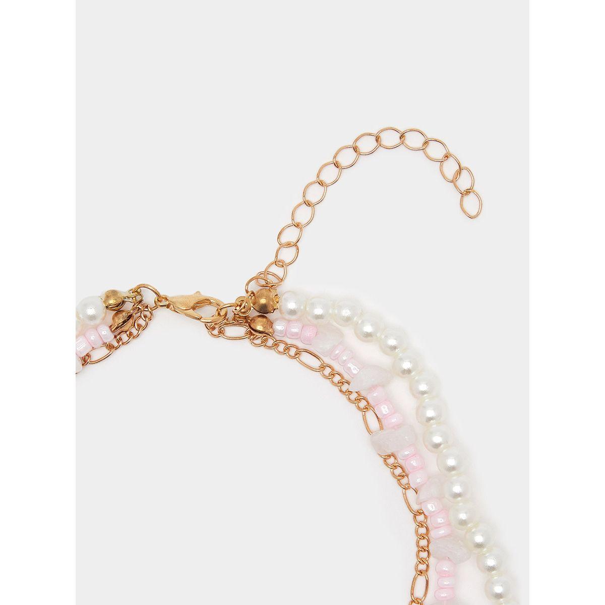 Styli Pearl Layered Necklace with Shell Pendant-women-watchesandjewellery-jewellery-necklacesandpendants-image-4