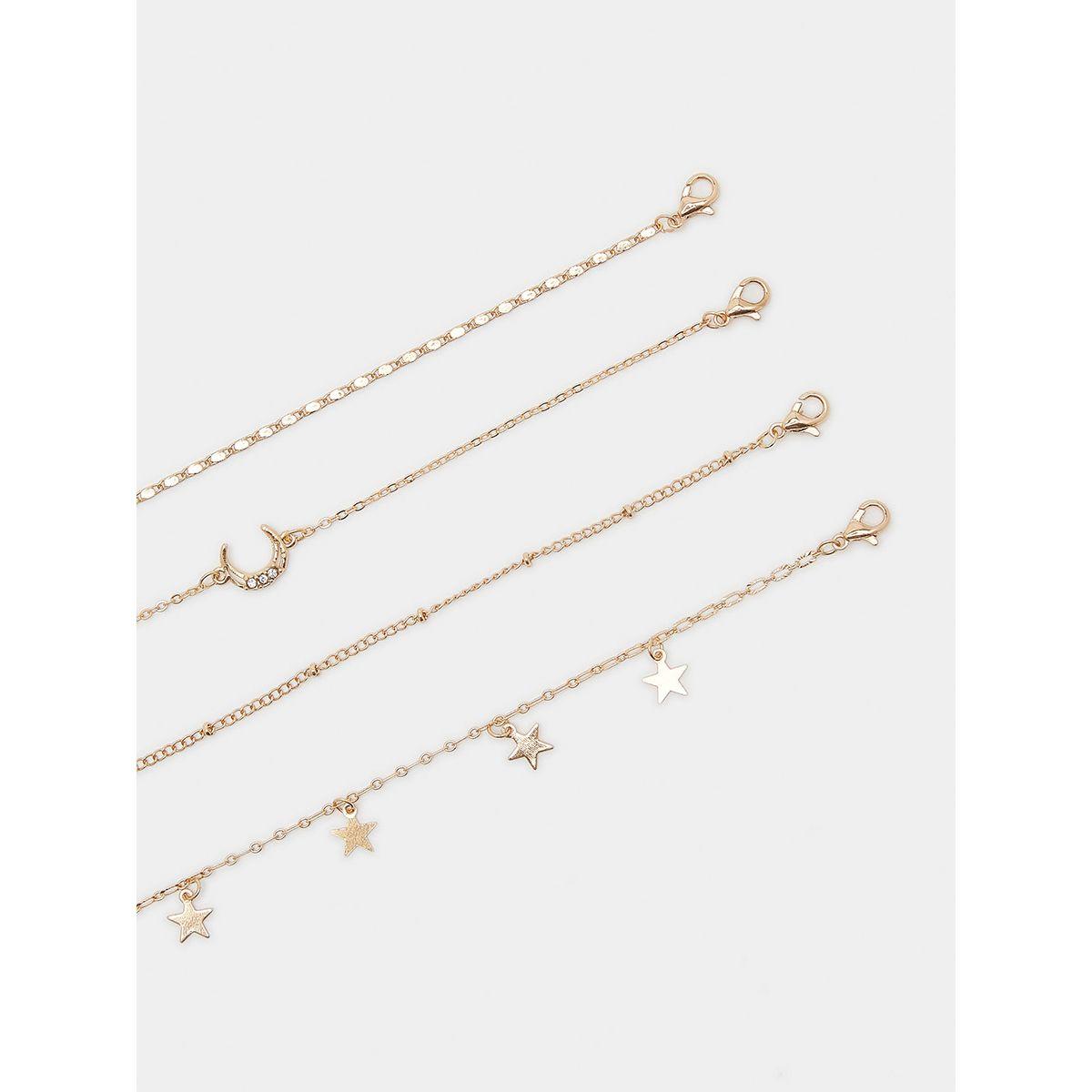 مجموعة من 4 أساور يد عصرية من ستايلي-women-watchesandjewellery-jewellery-banglesandbracelets-image-2