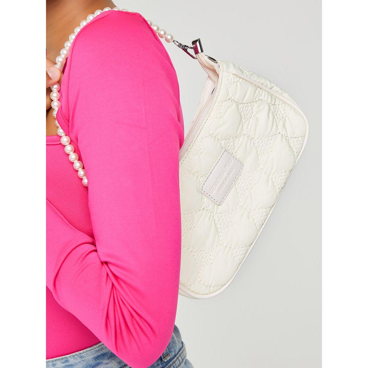 Styli Stitch Detail Zip Closure Shoulder Bag-women-bagsandwallets-handbags-image-2