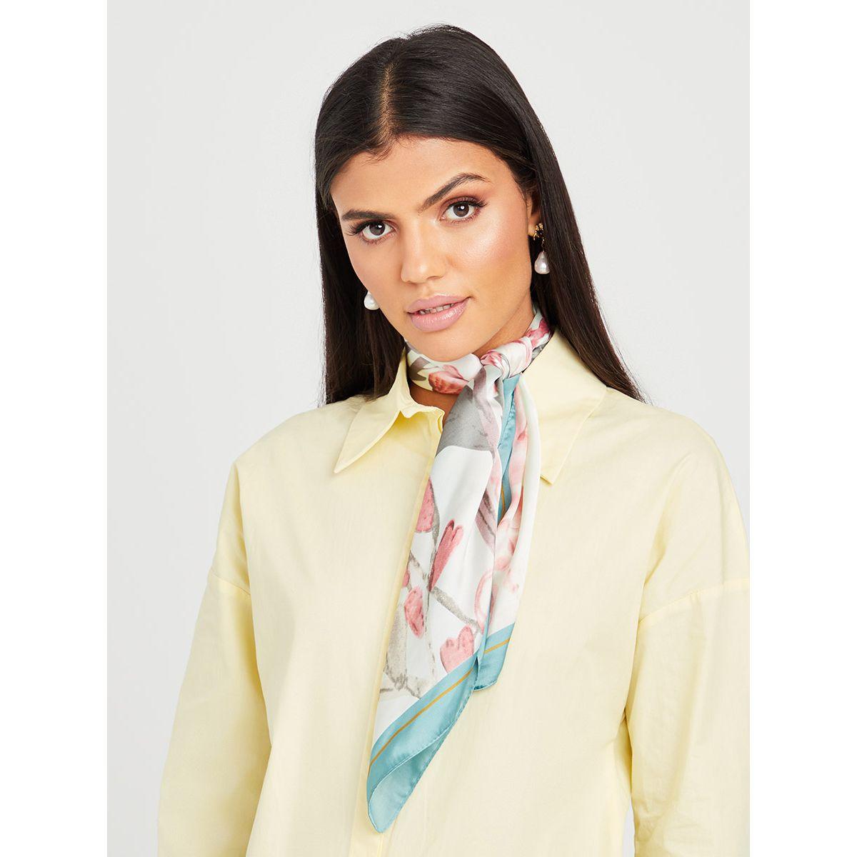 Styli Floral Print Neck Scarf-women-winterwear-scarves-image-3