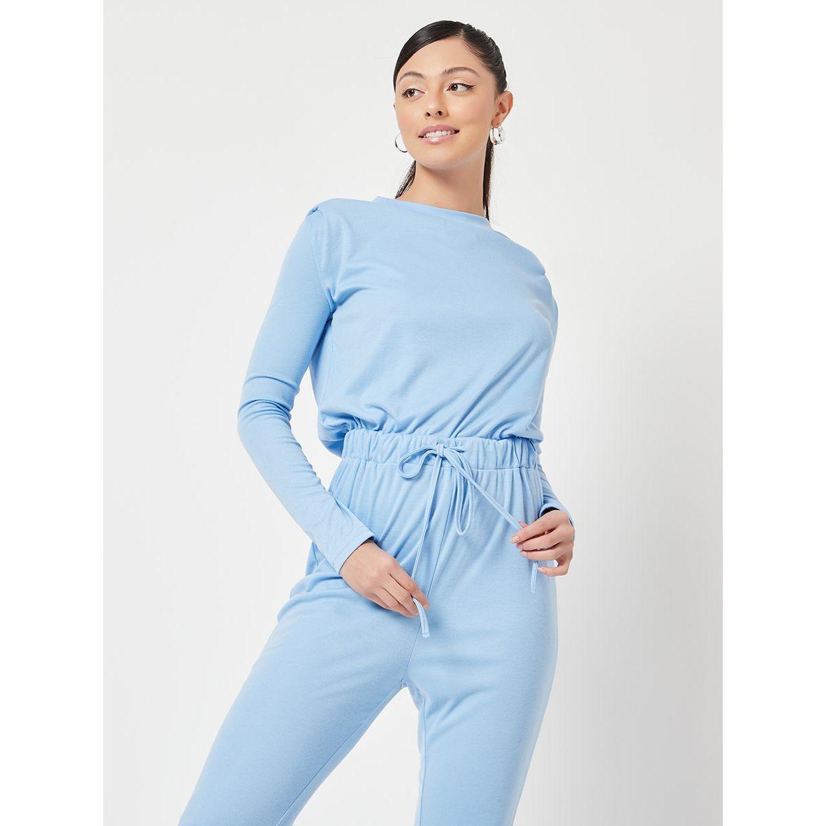Styli Padded Shoulder Long Sleeves Jogger with Drawstring Waist-women-clothing-jumpsuits-image-2