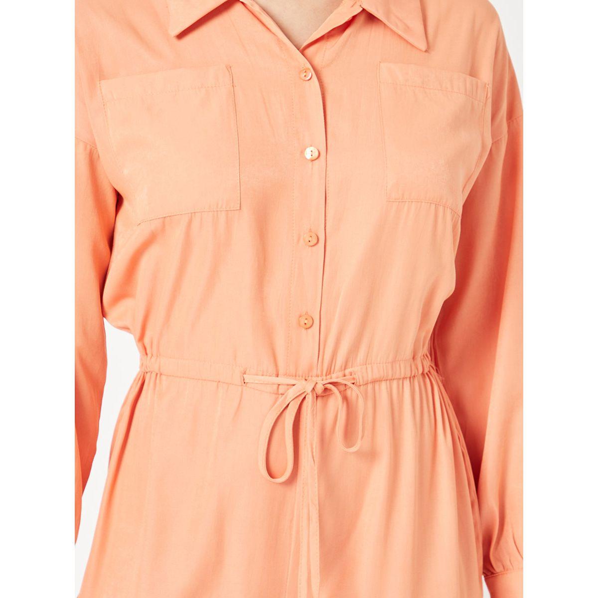 Styli Long Sleeves Button Closure Wide Leg Jumpsuit with Drawstring Waist-women-clothing-jumpsuits-image-3