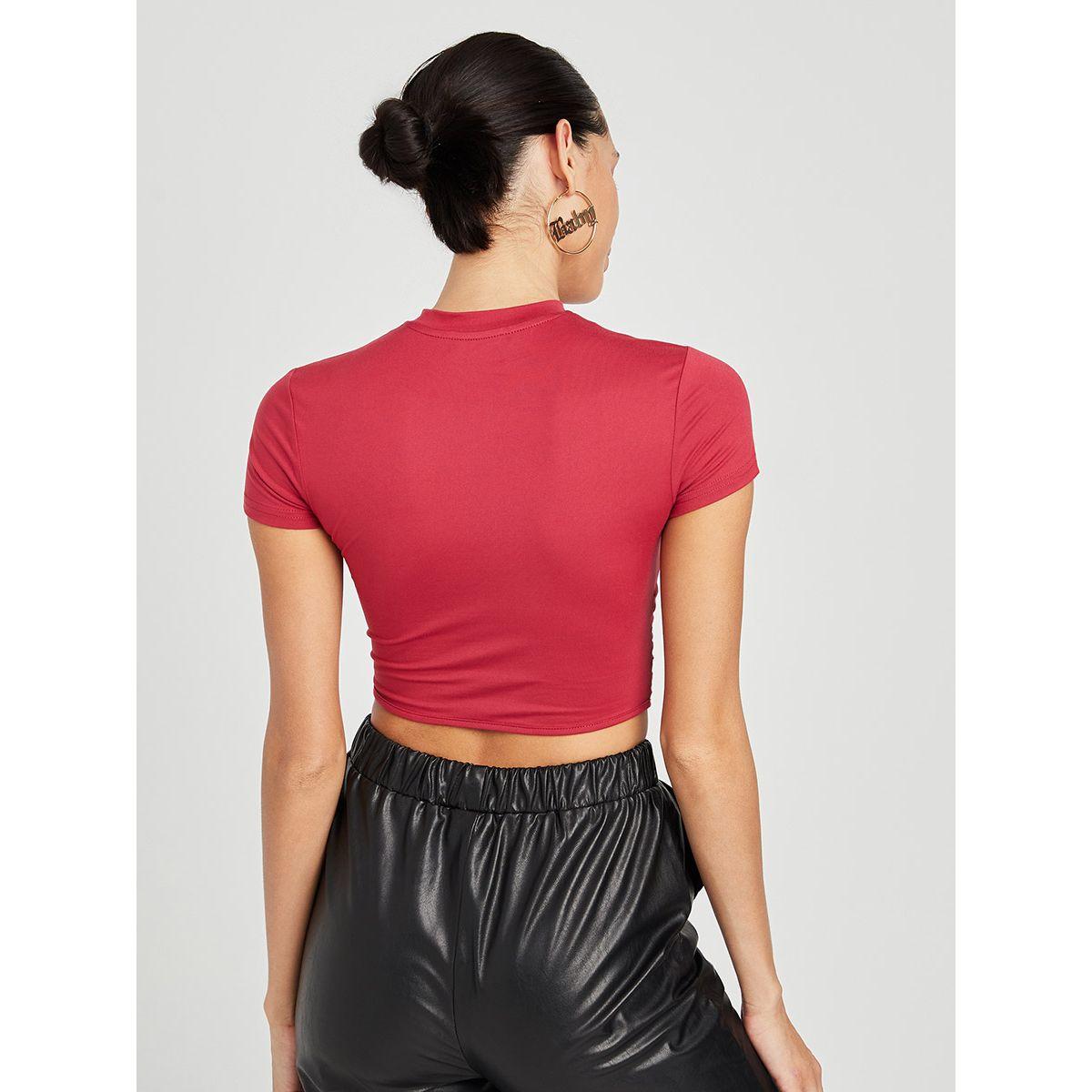 Styli Short Sleeves Corset Fit Crop T-shirt-women-clothing-tshirts-image-4
