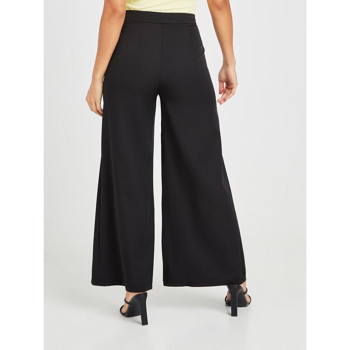 Styli Wide Leg Woven Pants with Side Pocket-women-clothing-bottoms-trousers-image-4