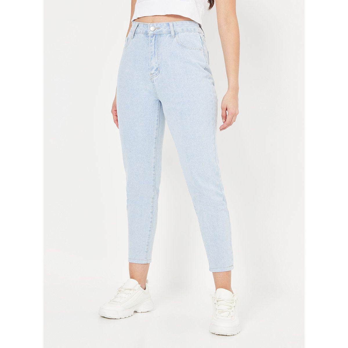 Styli High Waist Crop Skinny Fit Jeans with Pocket Construct-women-clothing-bottoms-jeans-image-1