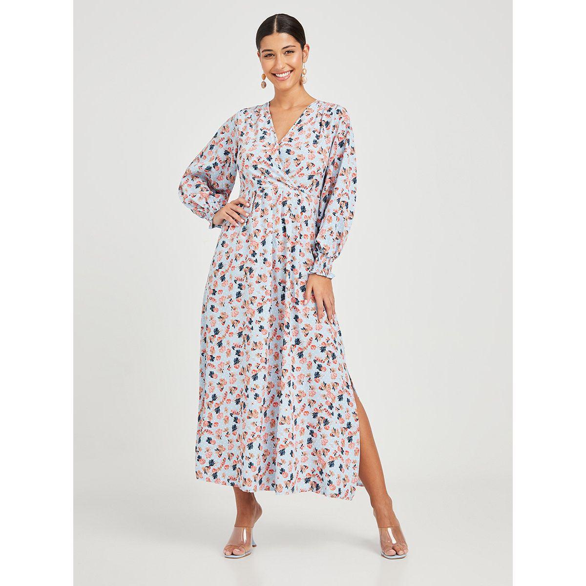 فستان طويل مطبع بزهور من ريد تايب-women-clothing-dresses-image-1