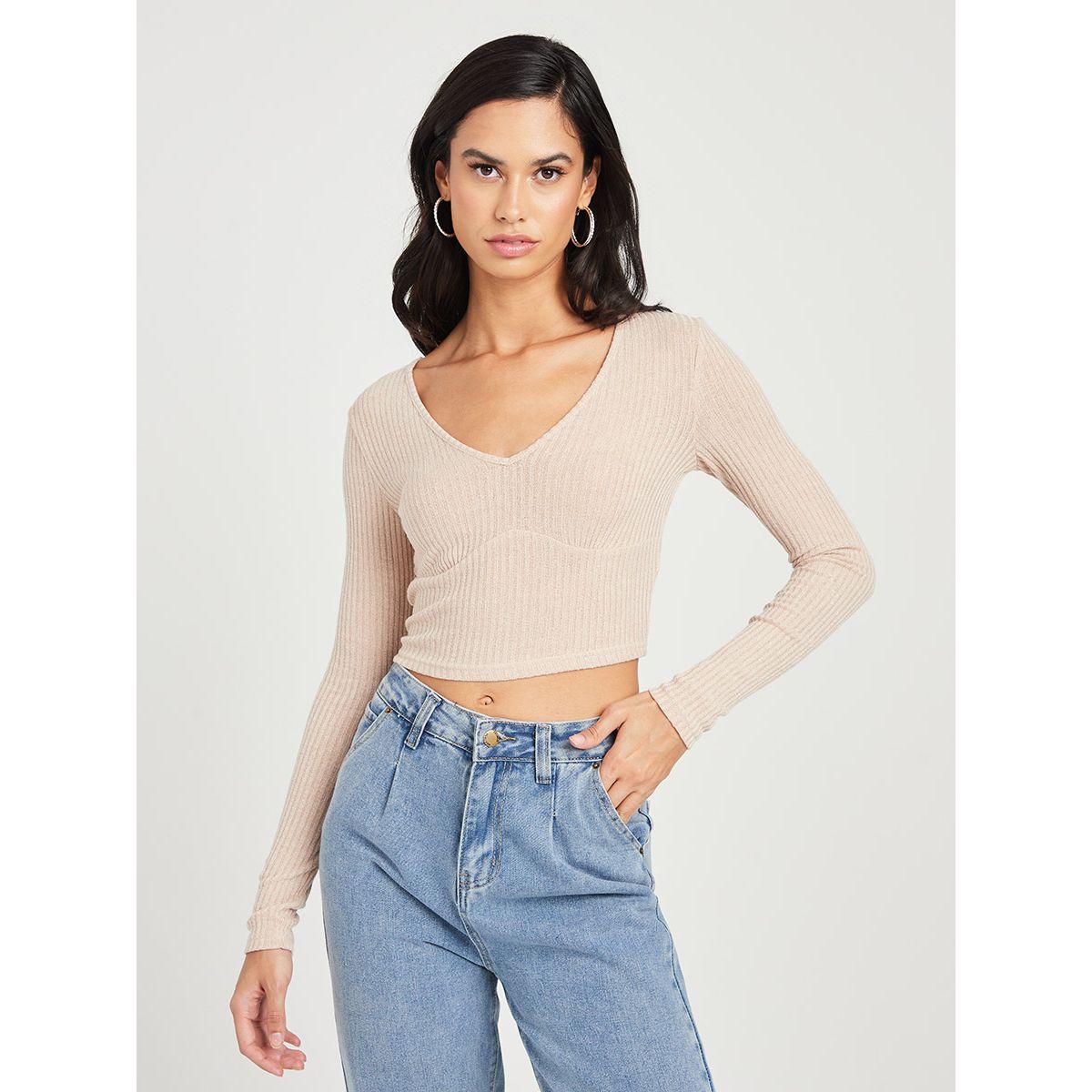 بلوزة باكمام طويلة من ريد تايب-women-clothing-shirtsandblouses-blouses-image-1