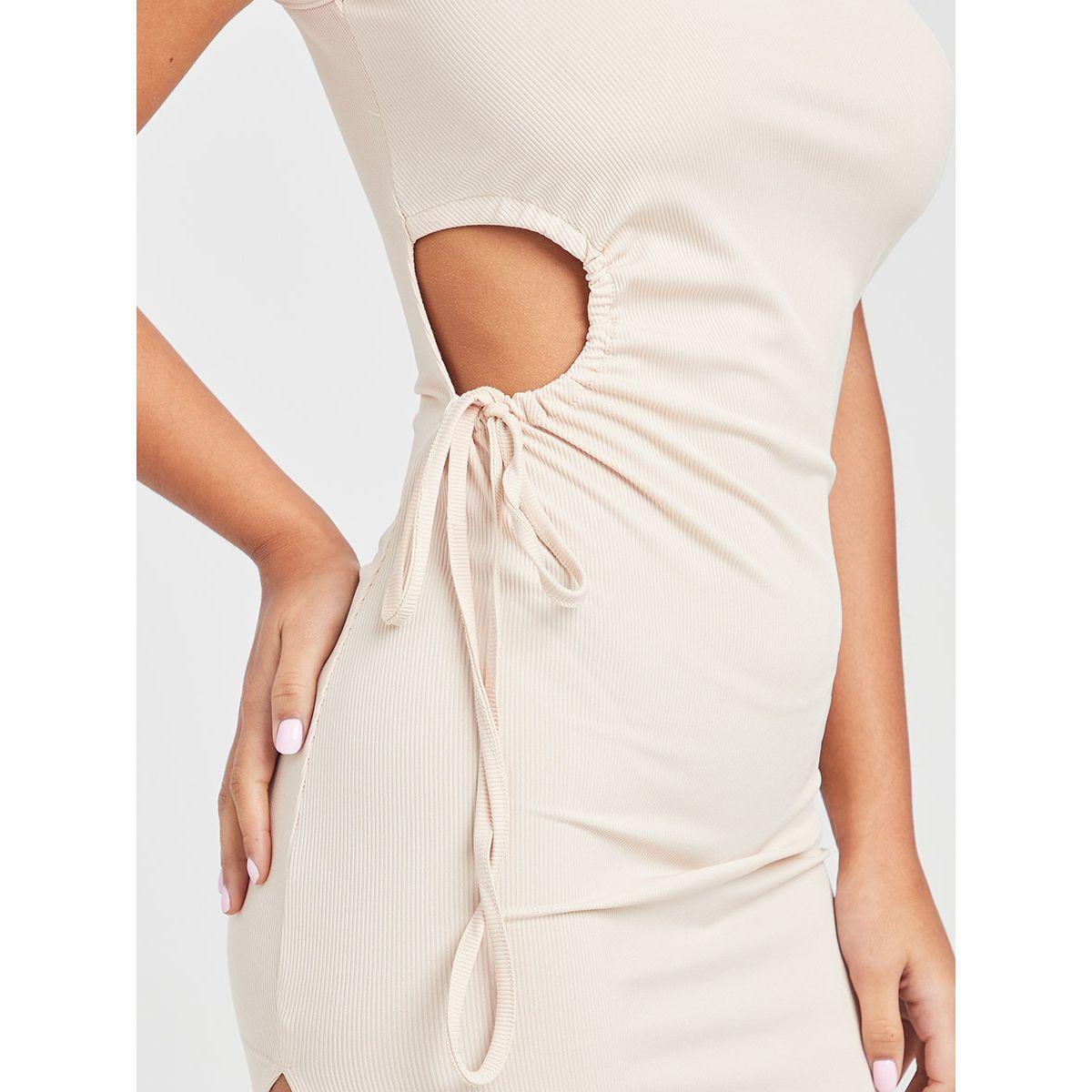 Styli Sleeveless One Shoulder Neck Bodycon Midi Dress-women-clothing-dresses-image-3