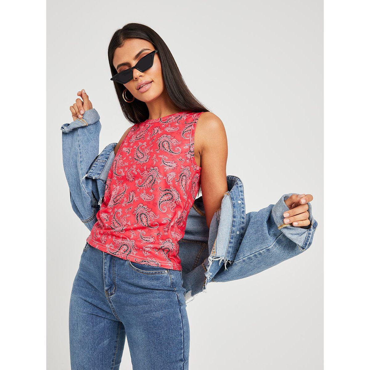 Styli Sleeveless Paisley AOP Tank-women-clothing-tshirts-image-5