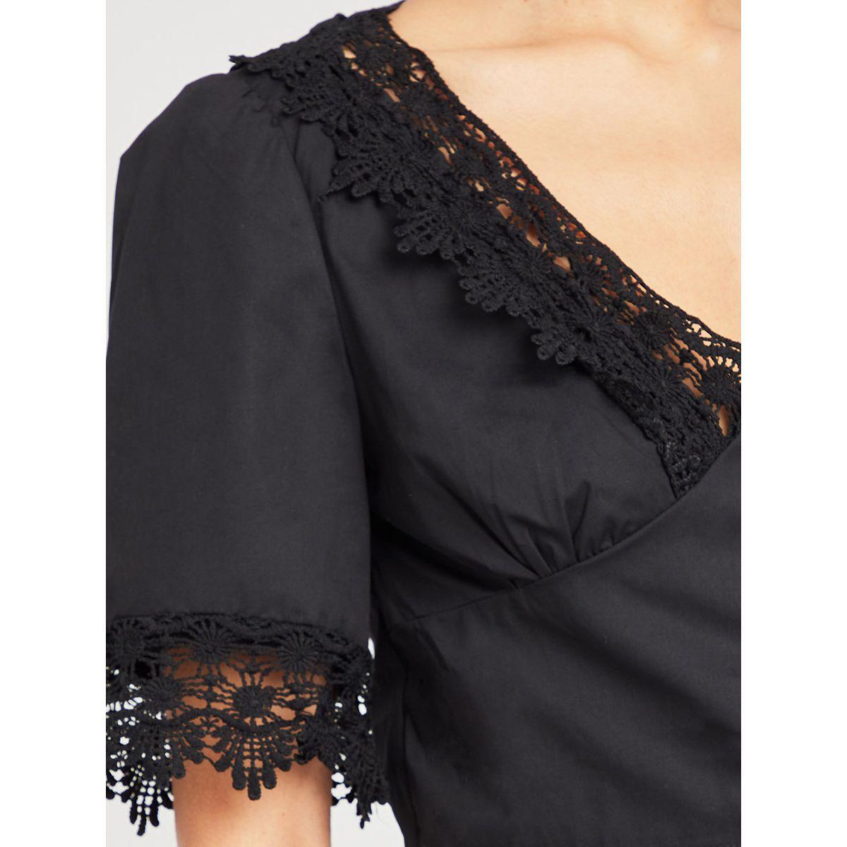 بلوزة قصيرة باكمام قصيرة من ريد تايب-women-clothing-shirtsandblouses-blouses-image-3