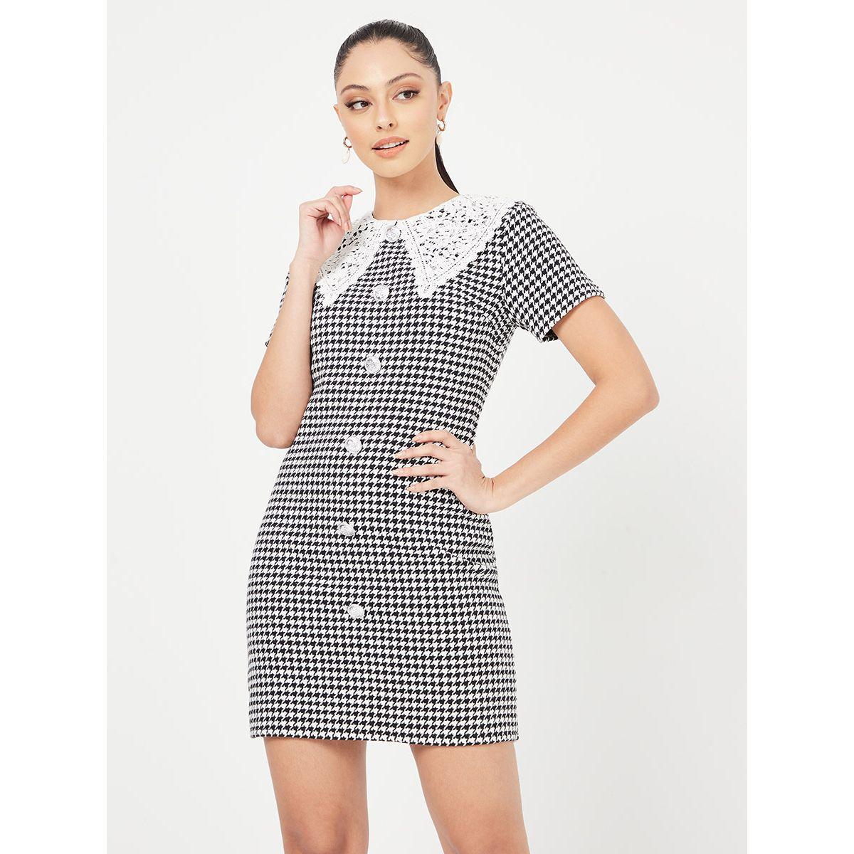 فستان قصير باكمام قصيرة من ريد تايب-women-clothing-dresses-image-1