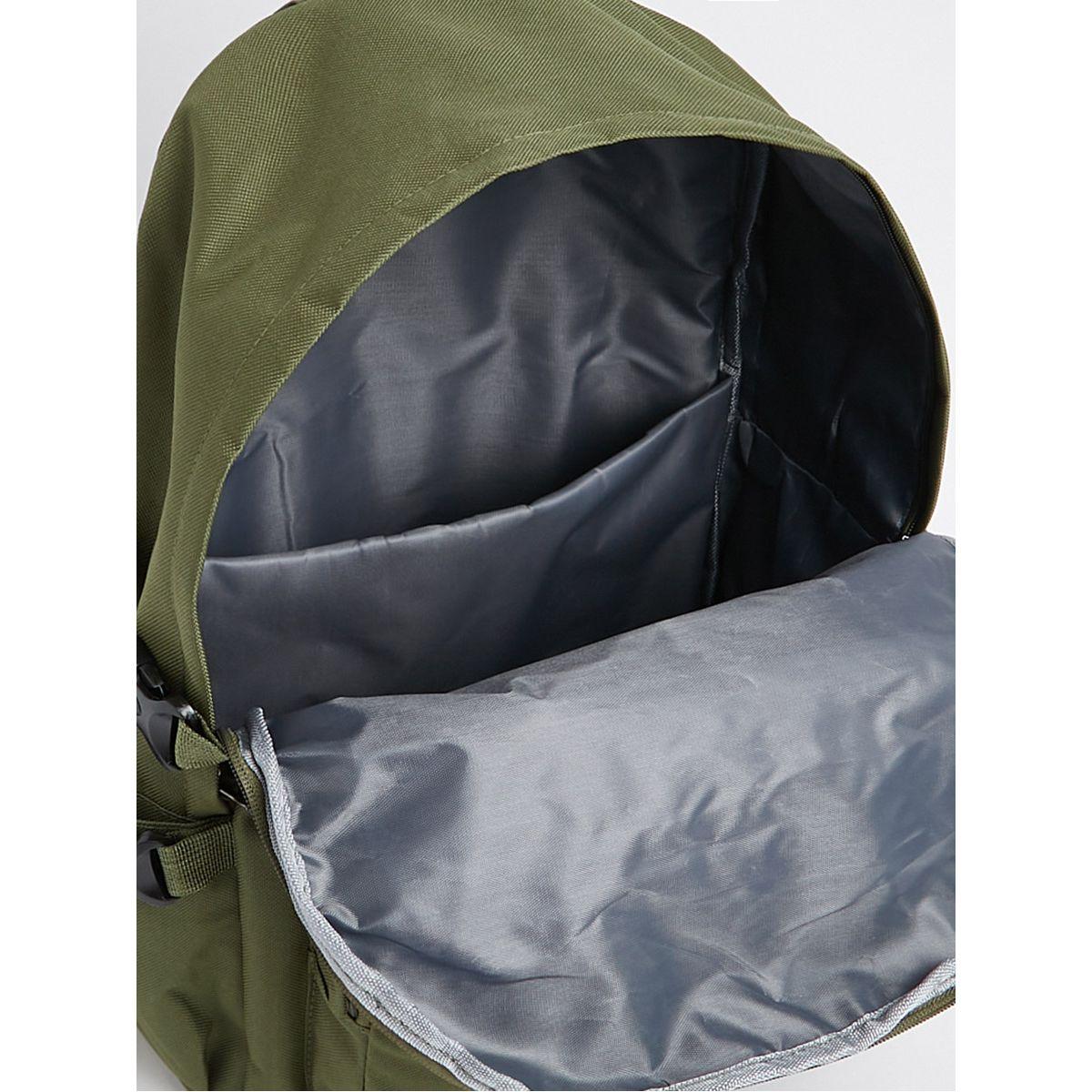 Styli Solid Backpack with External Zip Pockets-men-bags-image-6