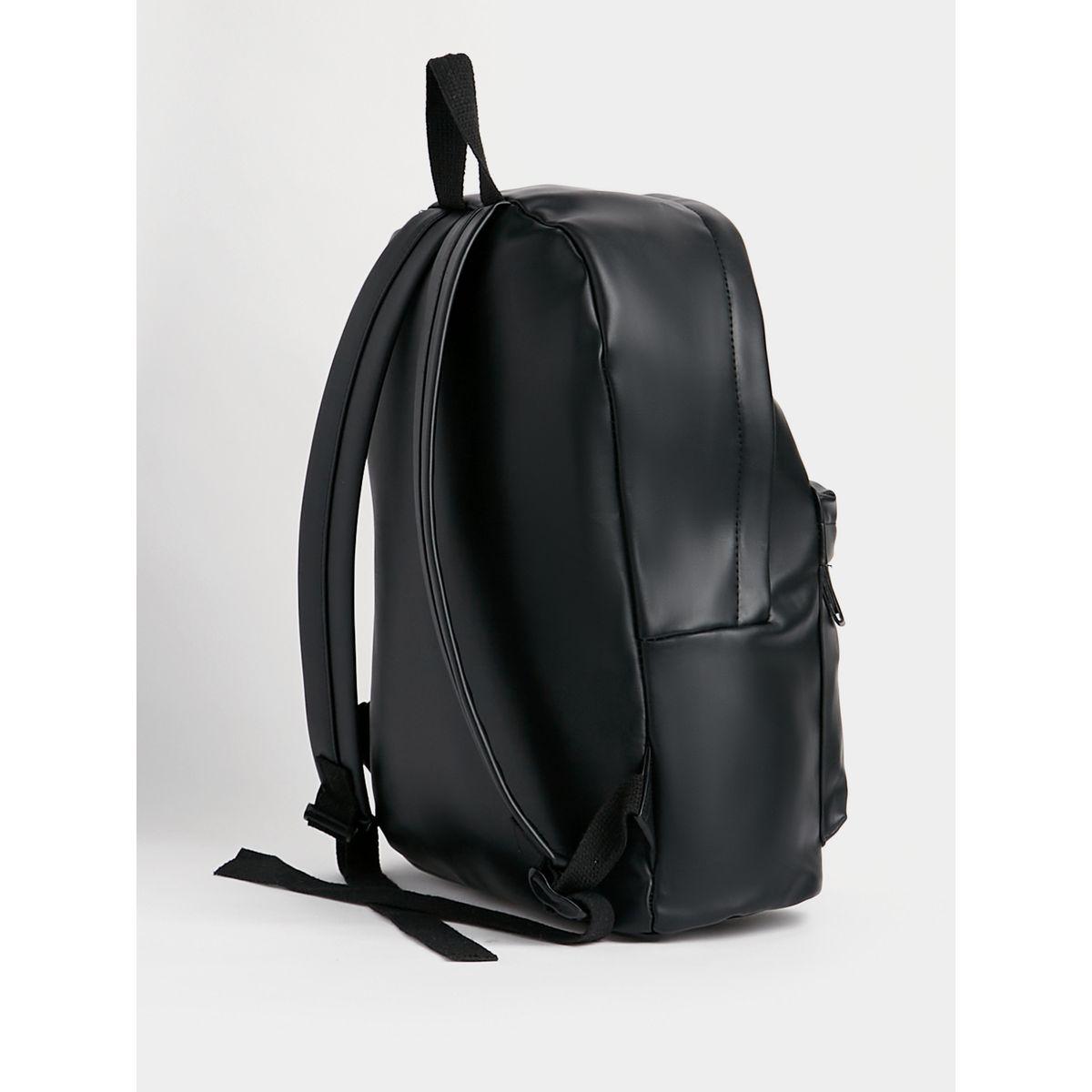 Styli PU Leather Backpack with Zip Closure Compartment-men-bags-image-4