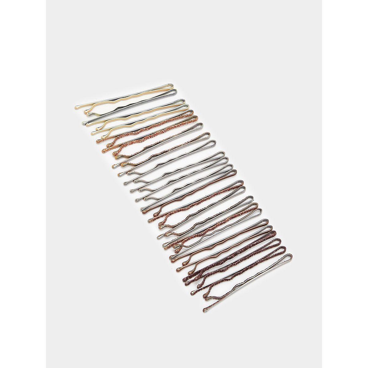 مجموعة من 24 مشابك شعر ملونة من ستايلي-women-hairaccessories-hairpins-image-3