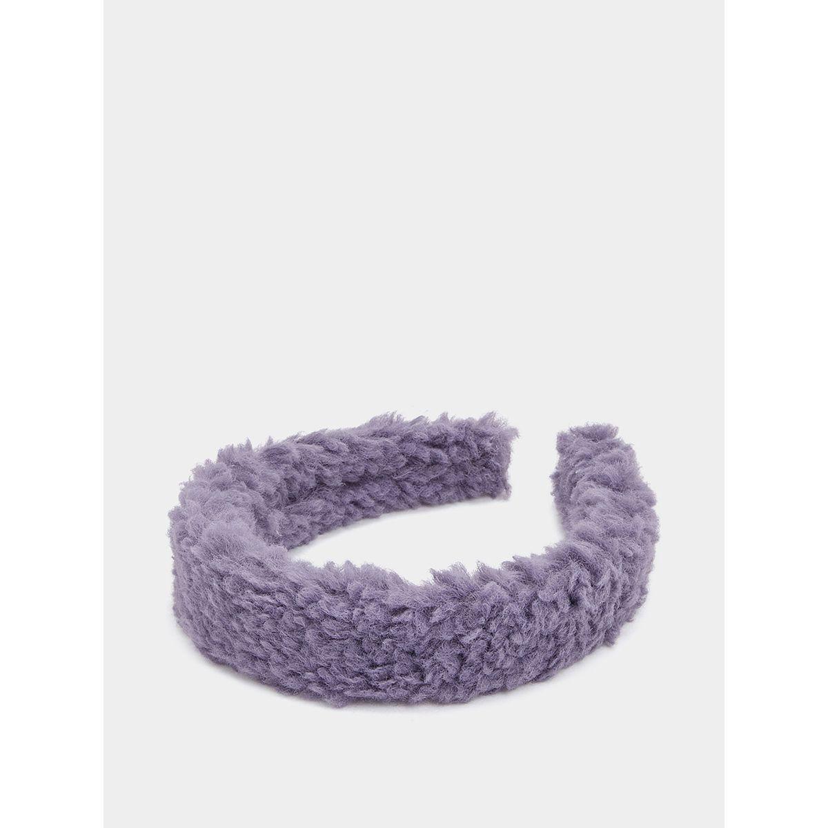 طوق شعر مزين بصوف من ستايلي-women-hairaccessories-bands-image-1