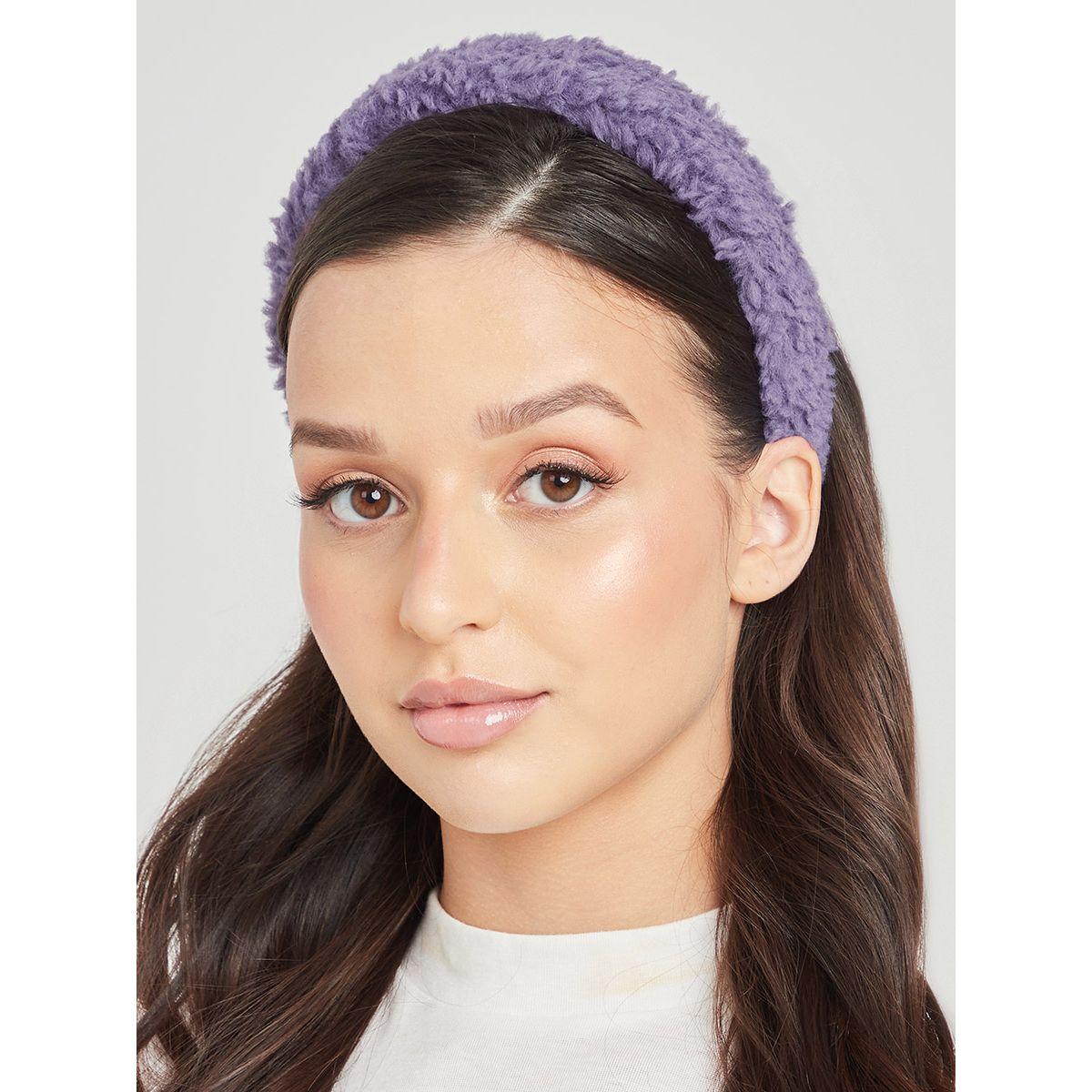طوق شعر مزين بصوف من ستايلي-women-hairaccessories-bands-image-2