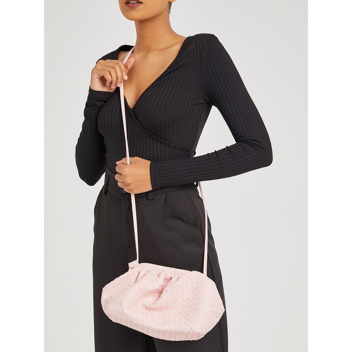 Styli Weave Pattern Crossbody Bag with Long Strap-women-bagsandwallets-handbags-image-2