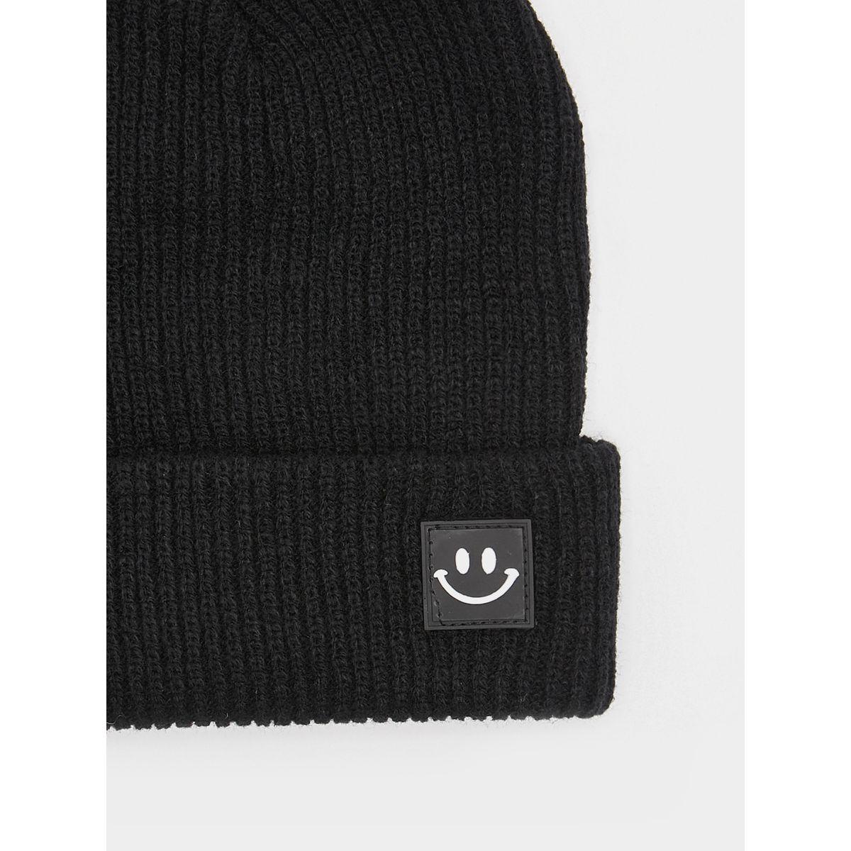 Styli Unisex Solid Knit Beanie-men-caps-image-4