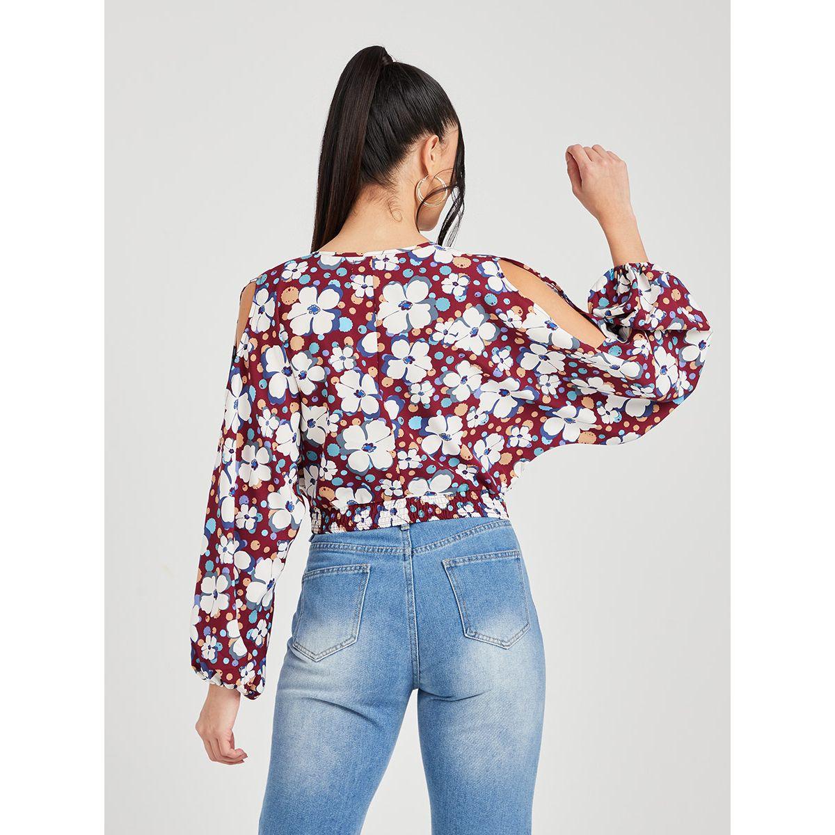 Styli Cold Shoulder Floral Print Woven Crop Top-women-clothing-shirtsandblouses-blouses-image-4