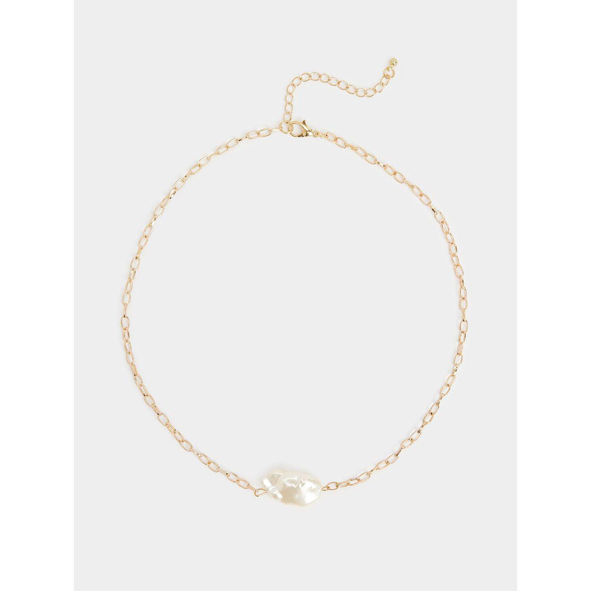 Styli Set of 2 - Textured Pearl Detail Short Necklace-women-watchesandjewellery-jewellery-necklacesandpendants-image-2