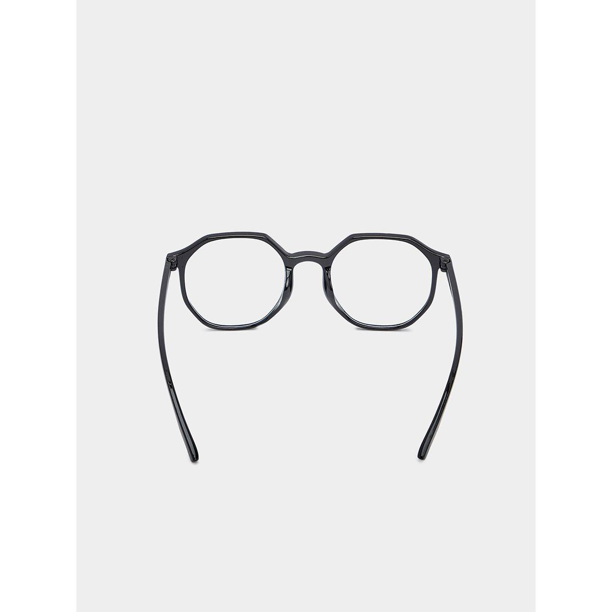 Styli Hexagon Frame Clear Sunglasses-women-sunglasses-image-5
