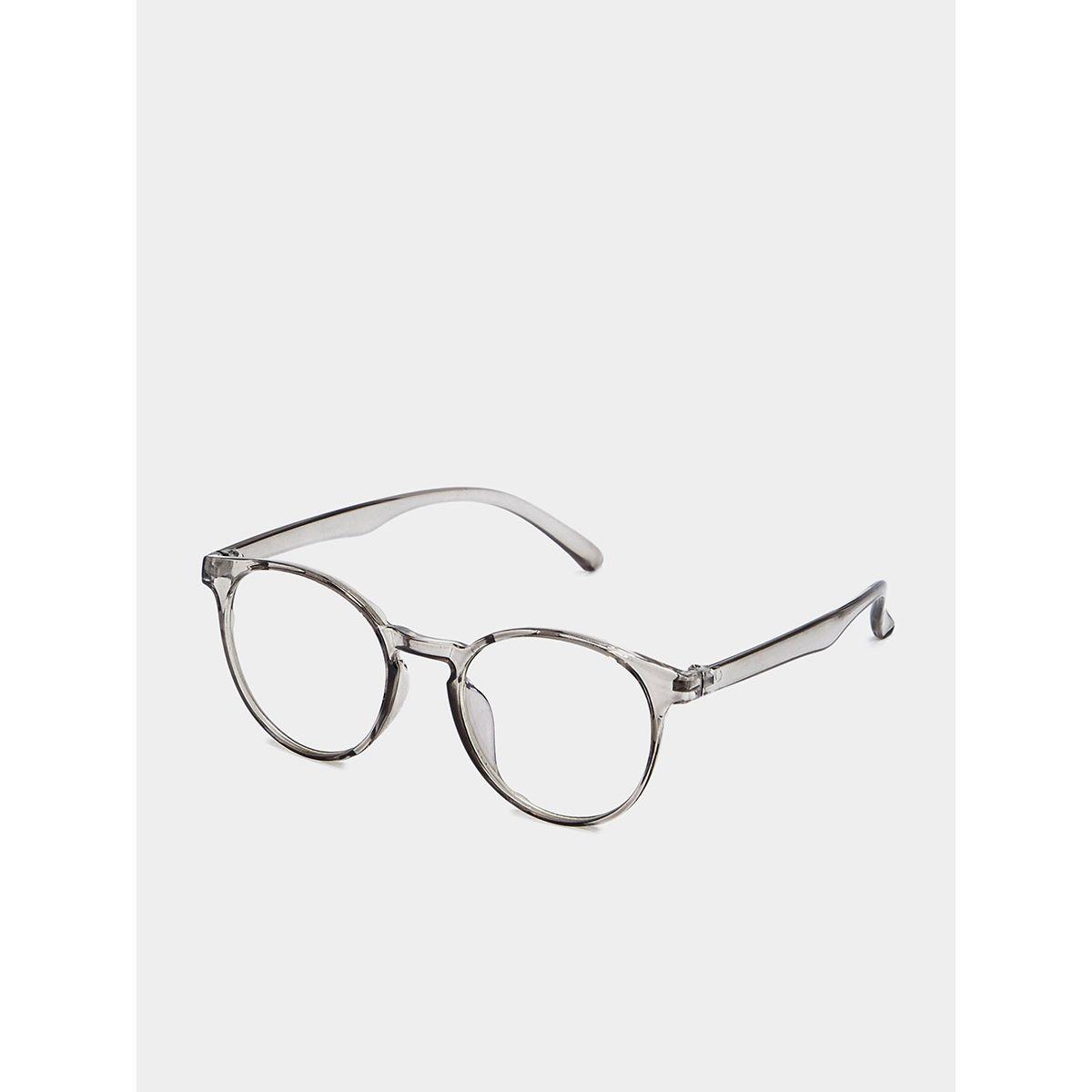 Styli Round Frame Clear Lens Sunglasses-women-sunglasses-image-1