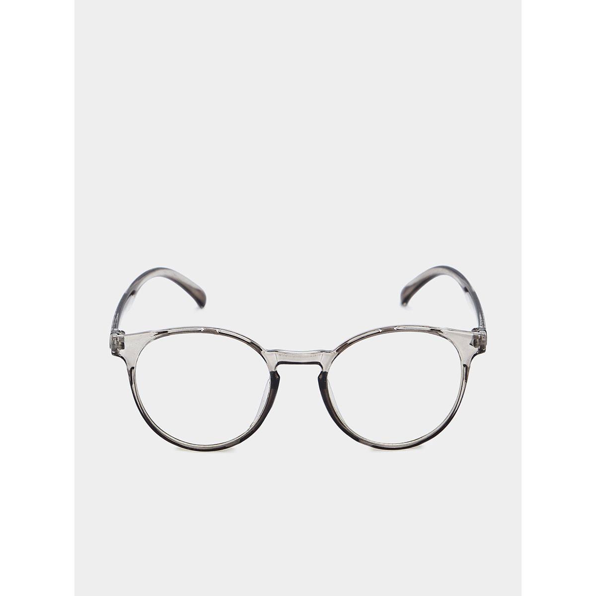 Styli Round Frame Clear Lens Sunglasses-women-sunglasses-image-3