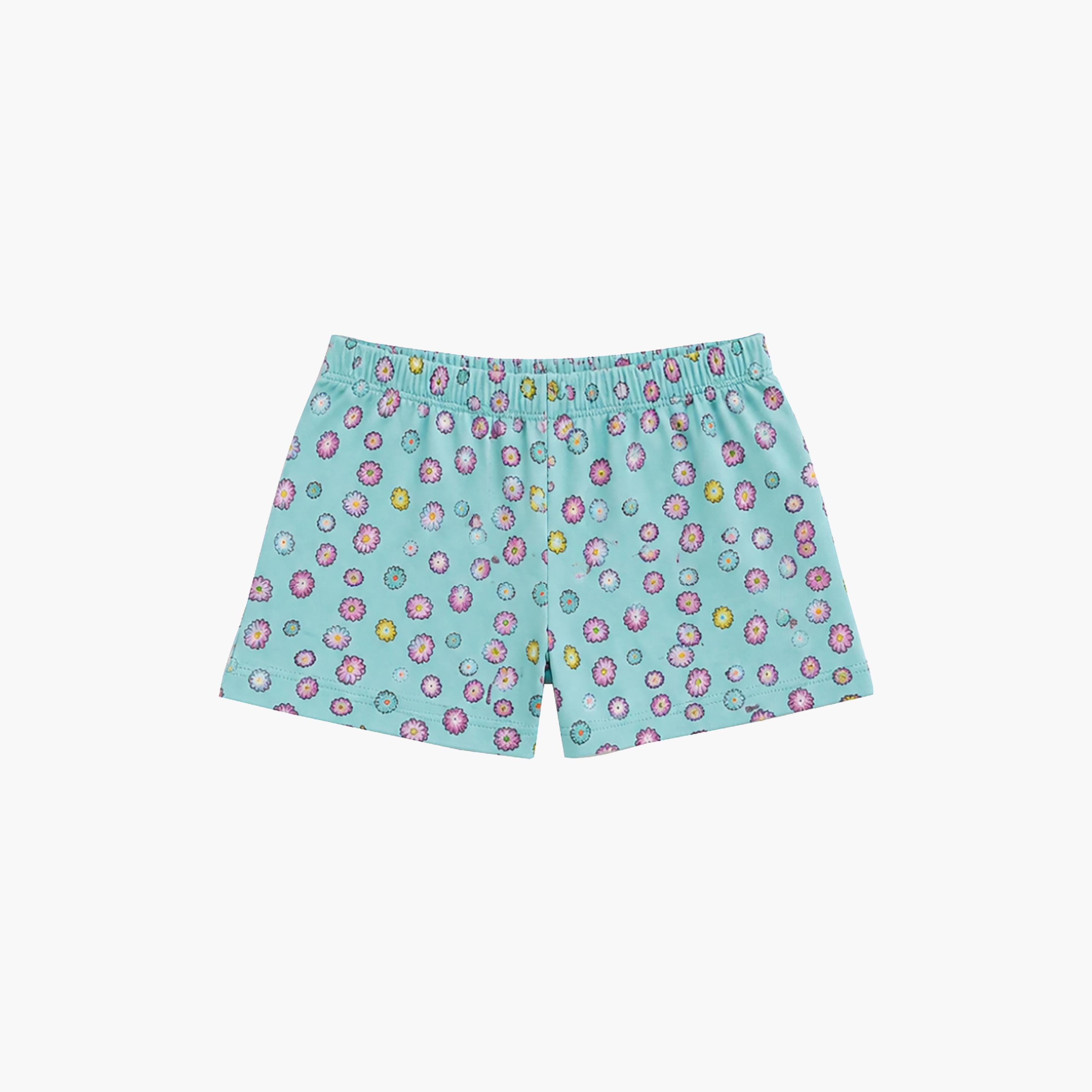 Babyqlo Floral Sleeveless Peplum Top & Shorts Set-baby-girls-clothing-setsandcoords-image-7