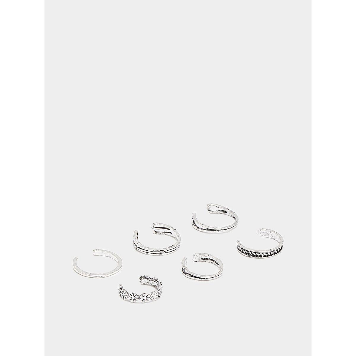 مجموعة من 12 خواتم قدم من ستايلي-women-watchesandjewellery-jewellery-rings-image-5