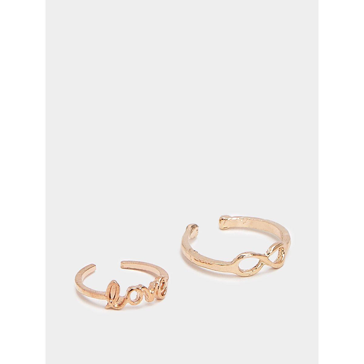 Styli Set of 2 - Love and Infinity Toe Rings-women-watchesandjewellery-jewellery-rings-image-3