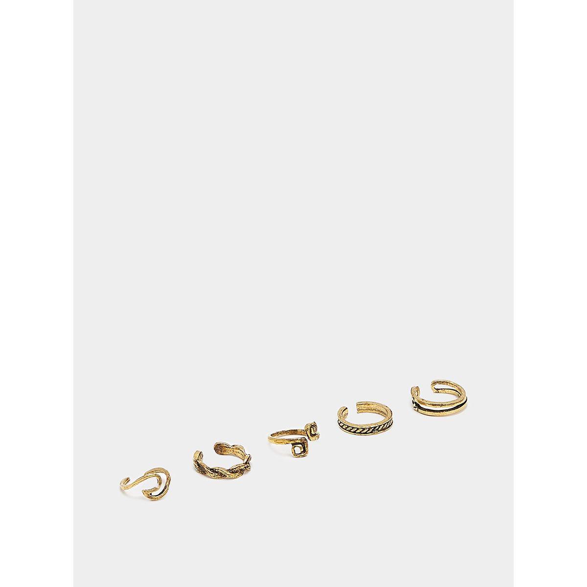 مجموعة من 9 خواتم قدم من ستايلي-women-watchesandjewellery-jewellery-rings-image-5