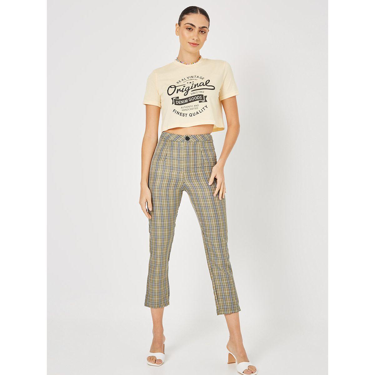 Styli Short Sleeves Slogan Print Boxy Crop T-shirt-women-clothing-tshirts-image-2