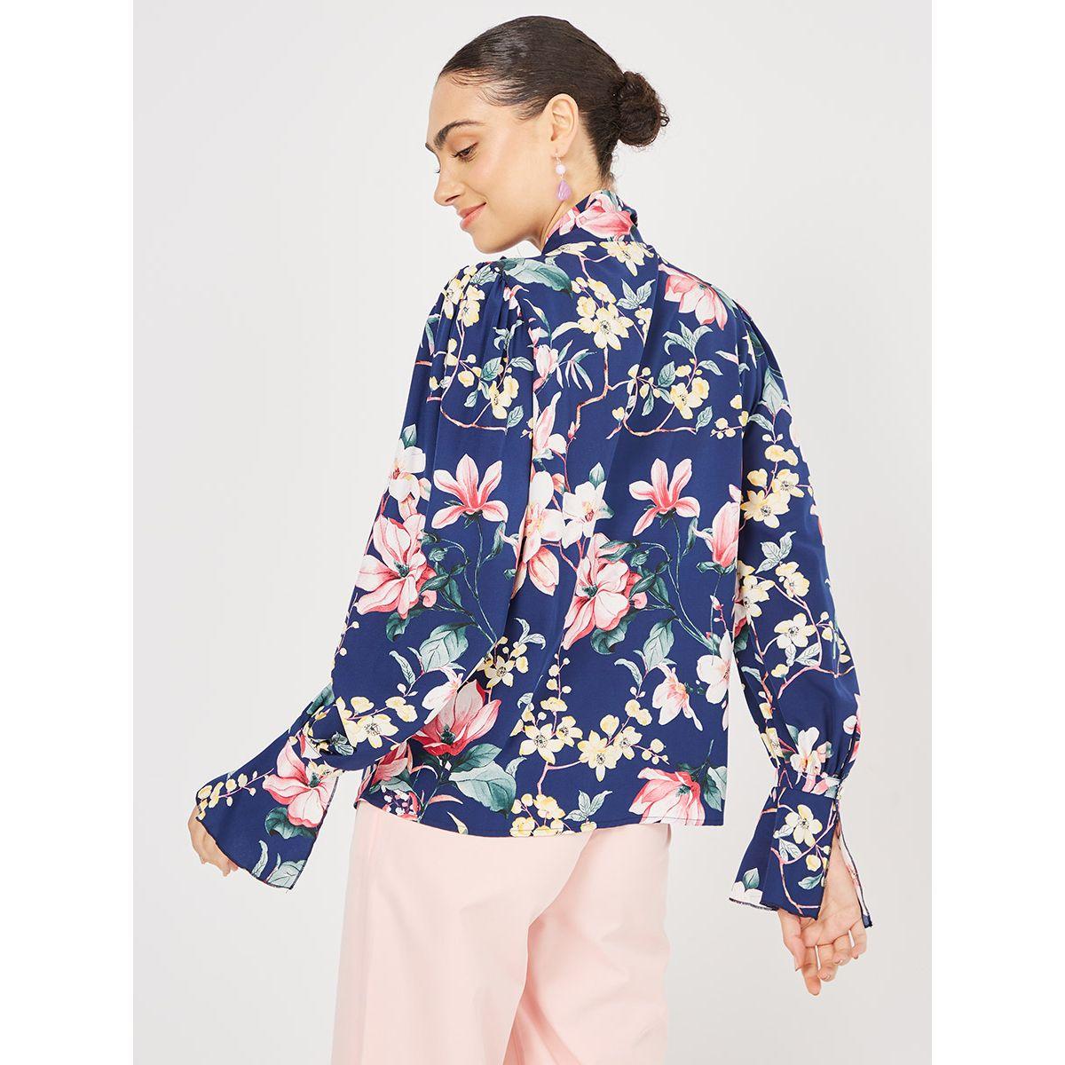 بلوزة باكمام بالون من ريد تايب-women-clothing-shirtsandblouses-blouses-image-4