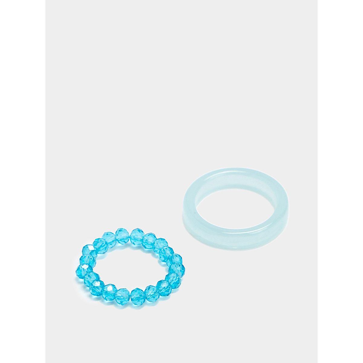 مجموعة من 2 خواتم عصرية من ستايلي-women-watchesandjewellery-jewellery-rings-image-2