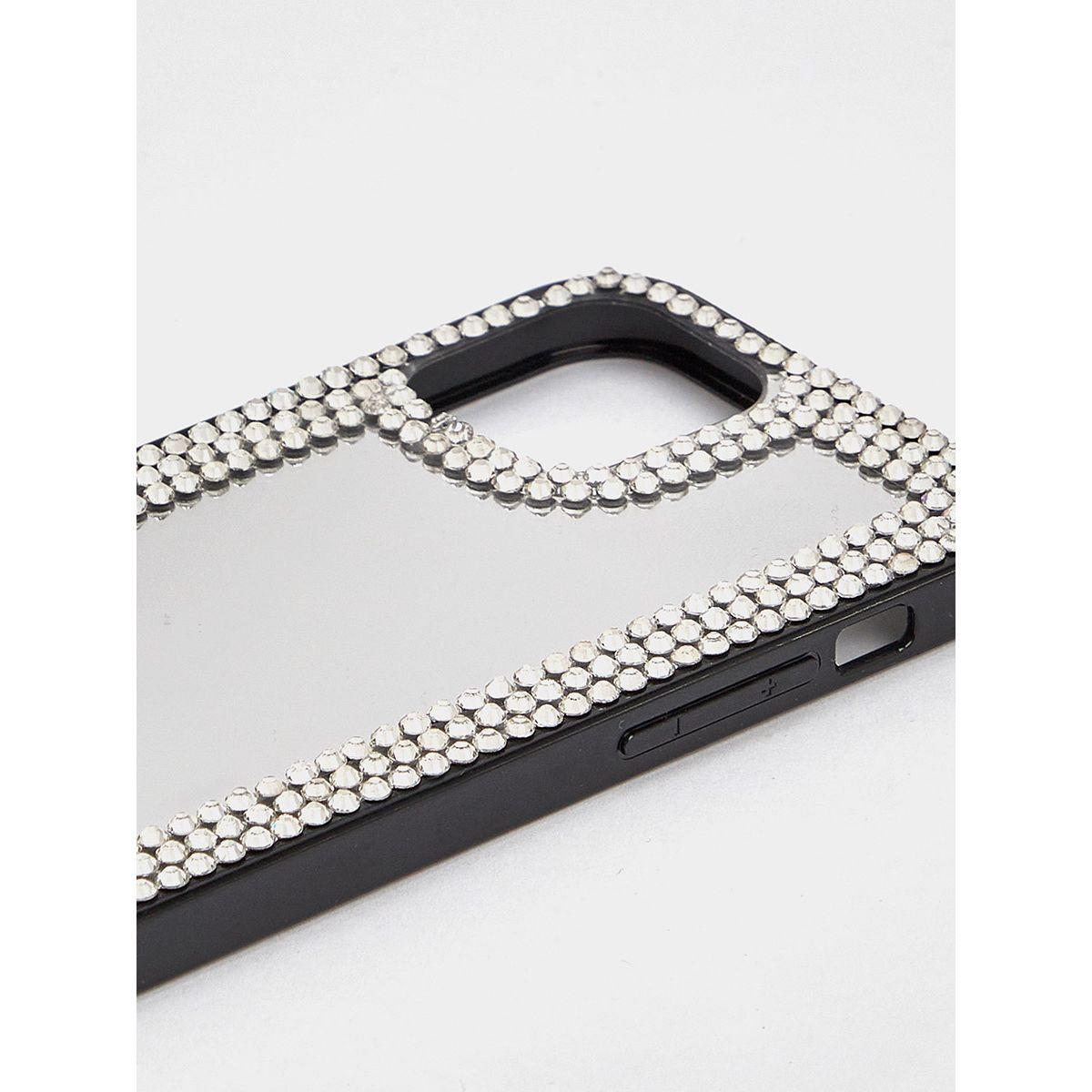 Styli Rhinestone Detail Mirror Phone Case-electronics-phones-image-3