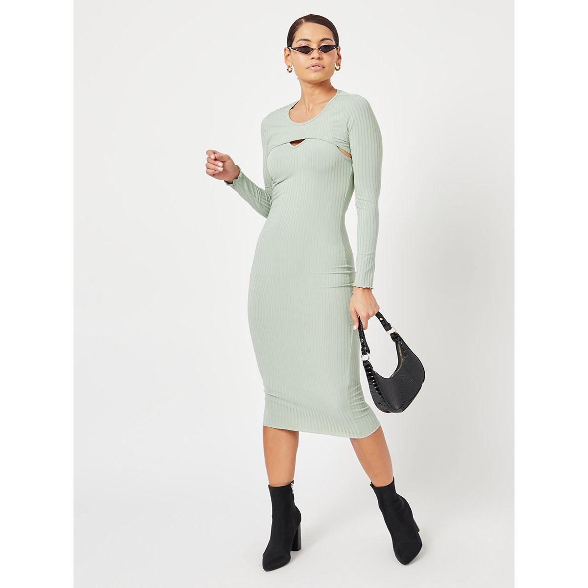 فستان ميدي مع بلوزة قصيرة من ريد تايب-women-clothing-dresses-image-1