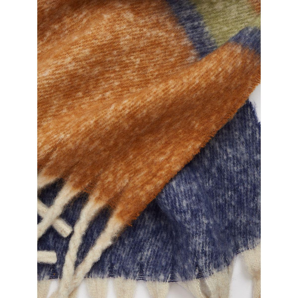Styli Tassel Edge Oversized Checked Scarf-women-winterwear-scarves-image-4