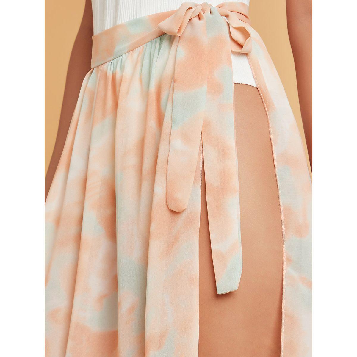 Styli Tie Side Printed Beach Maxi Skirt-women-clothing-swimandbeach-beach-beachwear-image-3