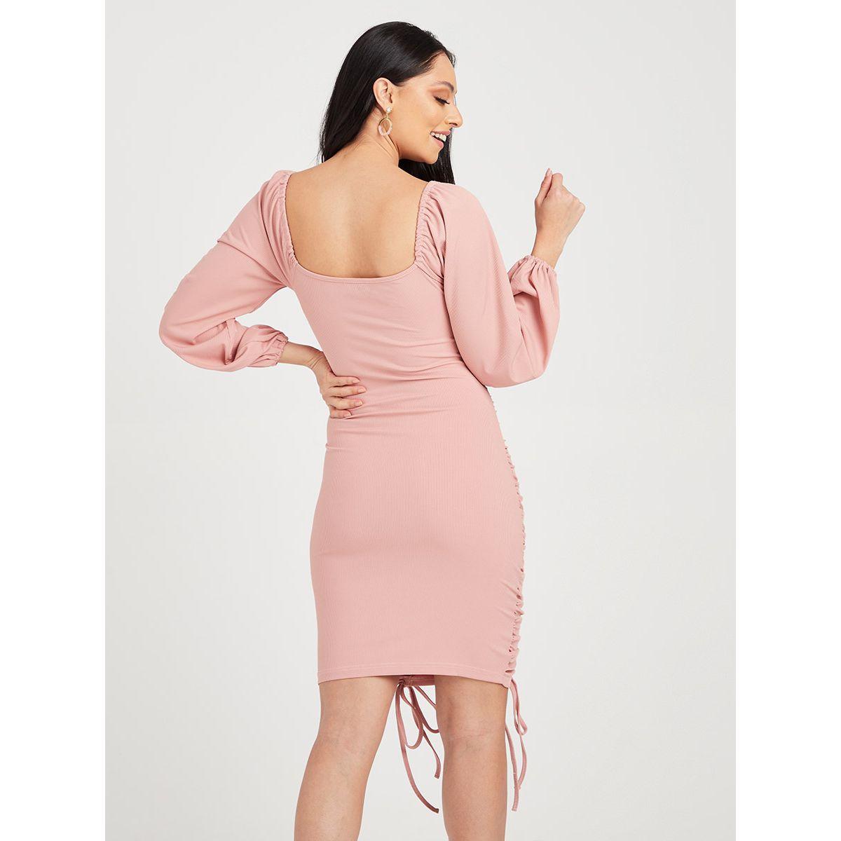 فستان قصير باكمام طويلة من ريد تايب-women-clothing-dresses-image-4